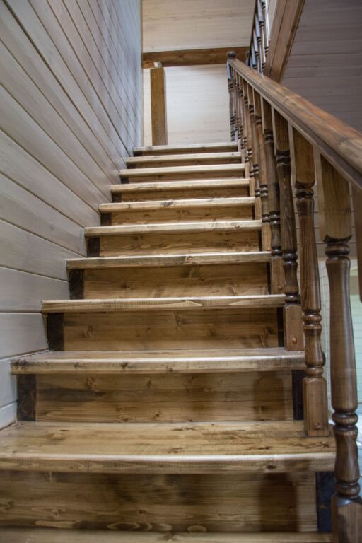 Wooden stair case property maintenance
